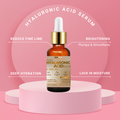 Hyaluronic Acid Serum for Face, Hydrating Microneedling Serum
