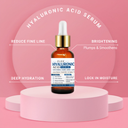 Hyaluronic Acid Serum for Face, Hydrating Microneedling Serum