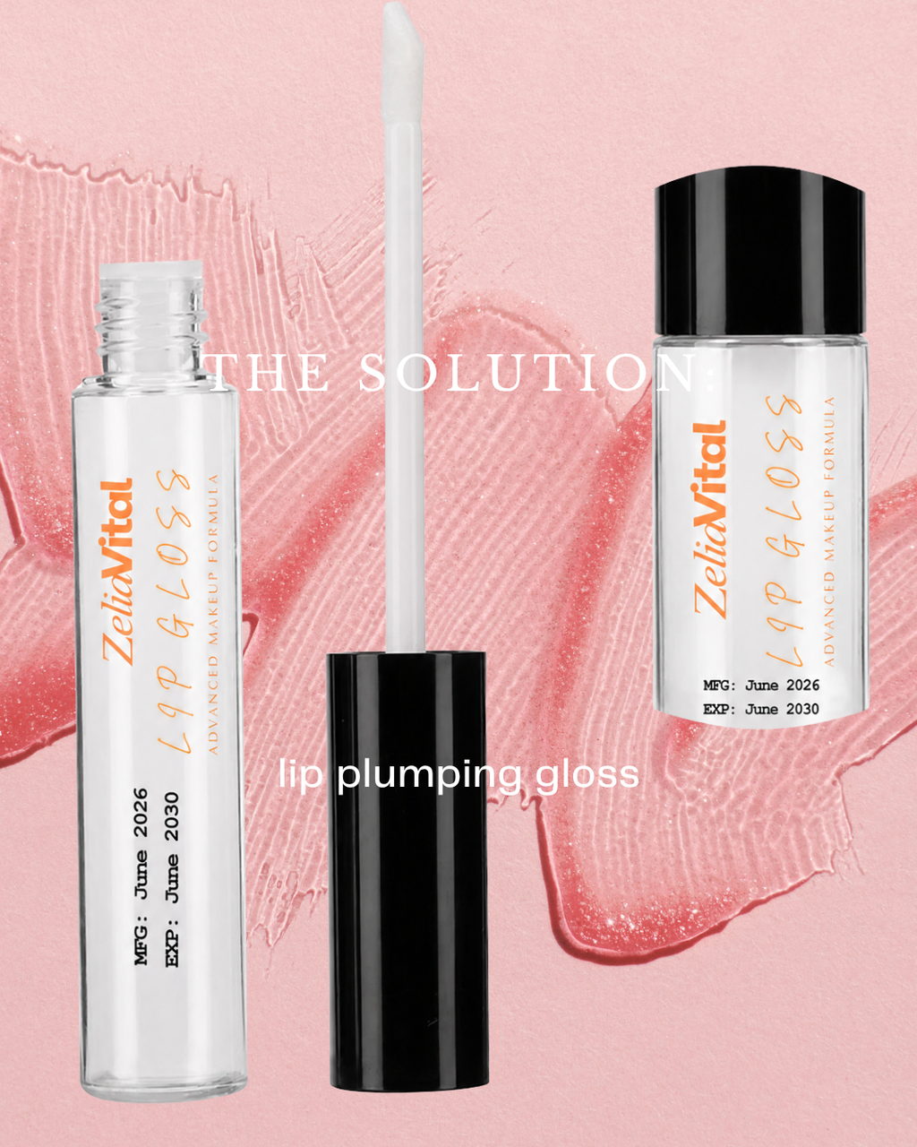 Lip Gloss Transparent - Lip Shinner Gloss 5 ml for Girls and Women