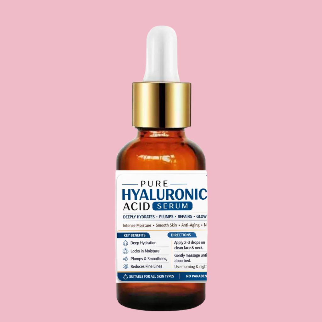 Hyaluronic Acid Serum for Face, Hydrating Microneedling Serum