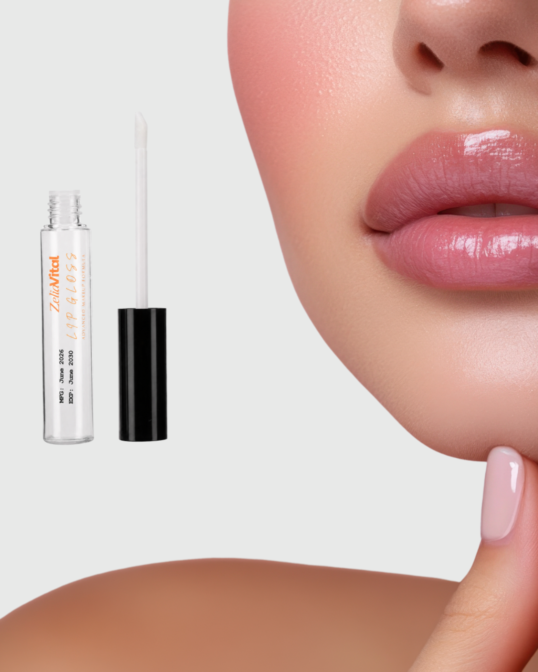 Lip Gloss Transparent - Lip Shinner Gloss 5 ml for Girls and Women