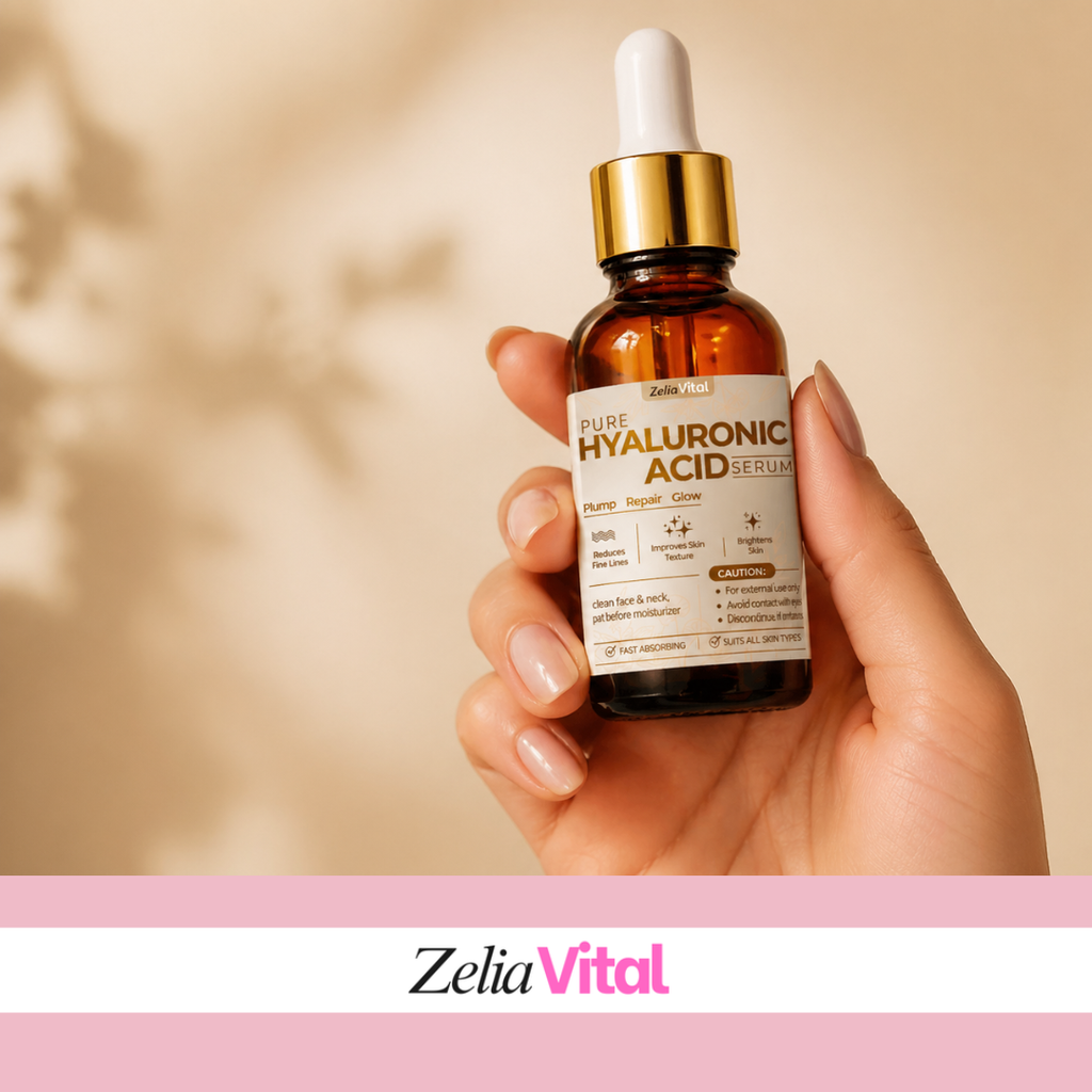 Hyaluronic Acid Serum for Face, Hydrating Microneedling Serum