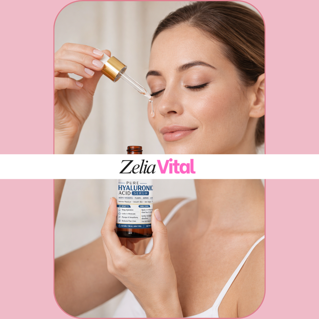 Hyaluronic Acid Serum for Face, Hydrating Microneedling Serum