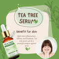 Tea Tree Oil Acne Treatment Serum for Face – Salicylic Acid, Niacinamide, Vitamin C & Retinol – Clarifying Super Facial Serum for Acne-Prone Skin & Pores,